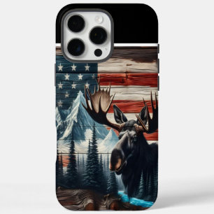 Coque iPhone 16 Pro Max Bulle Moose American Pride
