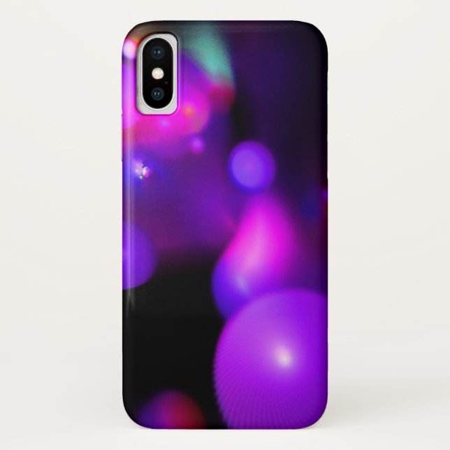 Coques Case-Mate iPhone BULLE QUANTUM violet (Dos)