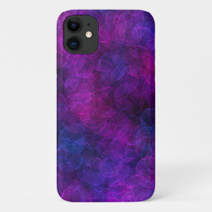 Case-Mate iPhone Case Bulles Abstraites noires et violettes