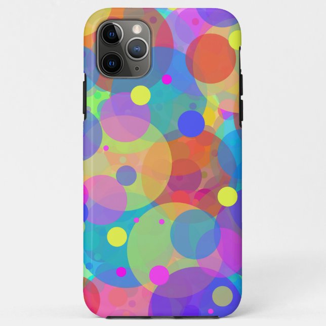 Coques Case-Mate iPhone Bulles arc en ciel III (Dos)