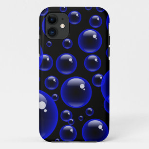 Coque iPhone 11 Bulles bleues