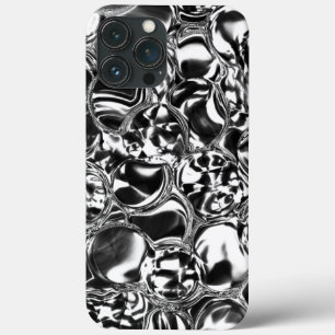 Case-Mate iPhone Case Bulles d'argent avec le verre ou le métal ton lanc