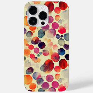 Coque Case-Mate iPhone Bulles de peinture abstraites colorées Points