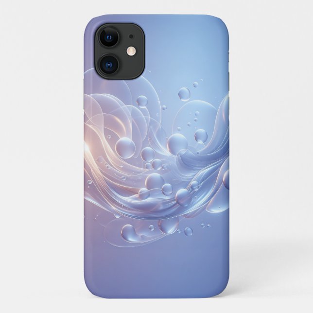 Coques Case-Mate iPhone Bulles Lumineuses Éthérées & Vagues Fluide - Moder (Dos)