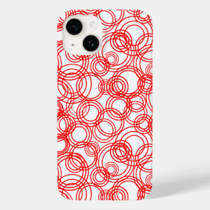Coque Case-Mate iPhone Bulles rouges
