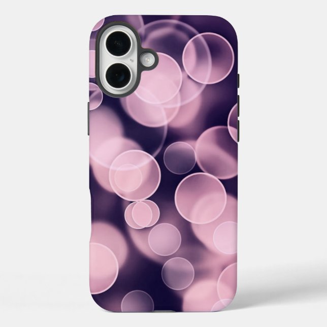 Coques Case-Mate iPhone Bulles violettes (Verso)