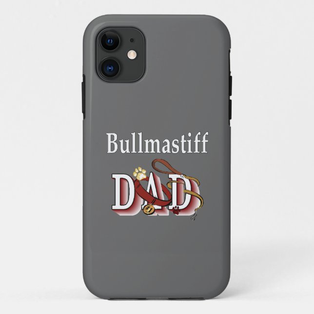 Coques Case-Mate iPhone Bullmastiff Papa (Dos)