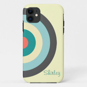 Coque Case-Mate Pour iPhone Bullseye combiné gris par Shirley Taylor