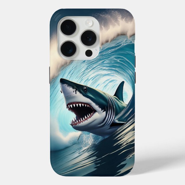 Coques Case-Mate iPhone Bump et Bite de requin (Verso)