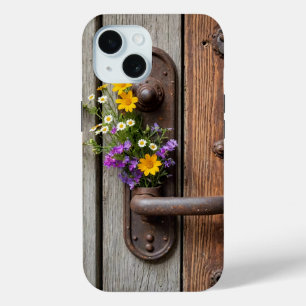 Coque Case-Mate iPhone Bunch fleur sauvage Sur Poignée De Porte Rouillée