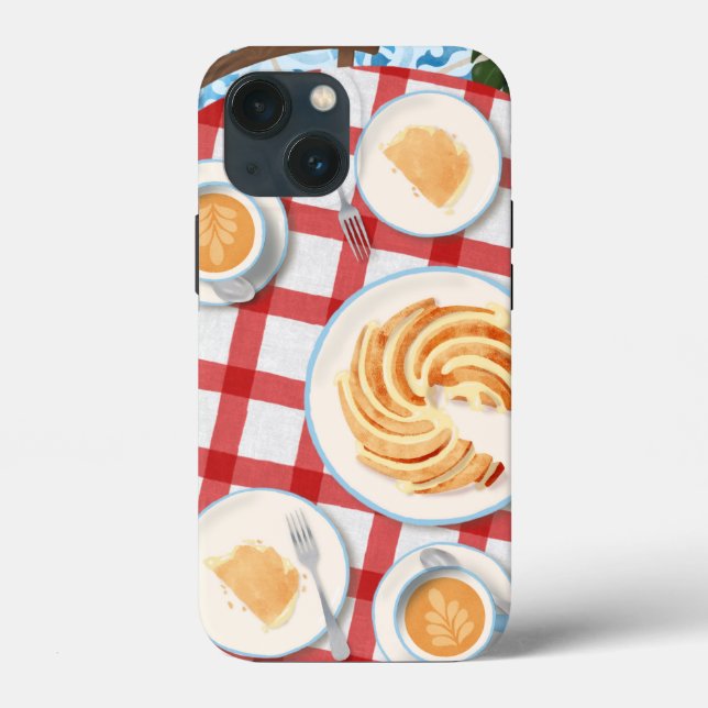 Coques Case-Mate iPhone Bundt Cake and Coffee for Two (Verso)