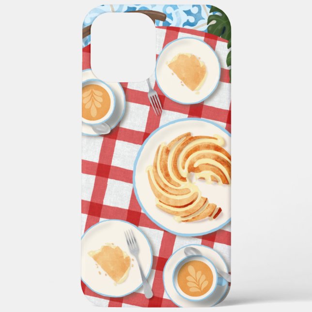 Coques Case-Mate iPhone Bundt Cake and Coffee for Two (Verso)