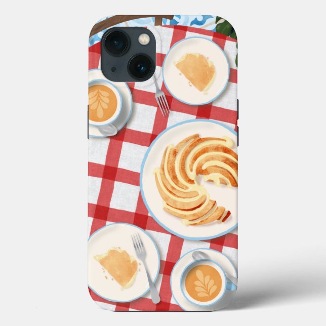 Coques Case-Mate iPhone Bundt Cake and Coffee for Two (Verso)