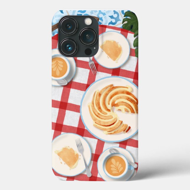 Coques Case-Mate iPhone Bundt Cake and Coffee for Two (Verso)