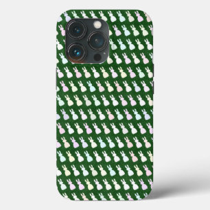 Case-Mate iPhone Case Bunnies Pastel avec fond de laiton