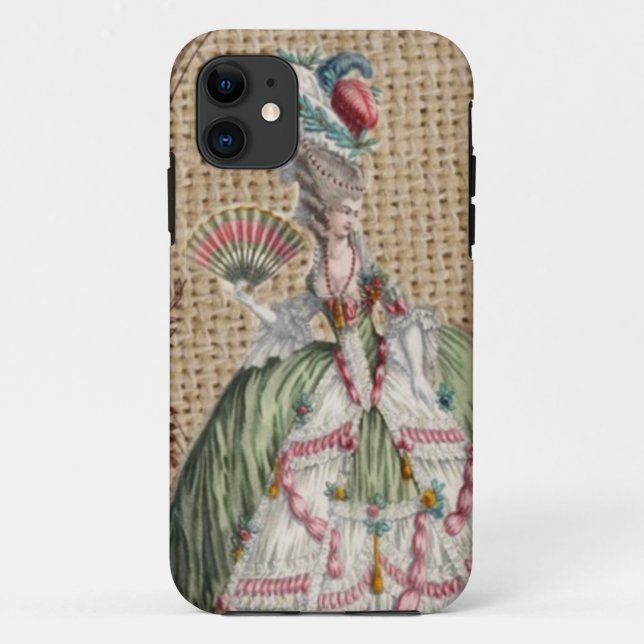 Coques Case-Mate iPhone burap baroque à la campagne Marie Antoinette (Dos)