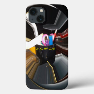 Coques Pour iPhone Bureau de la Mug de thé à vie morte Abstraite Art