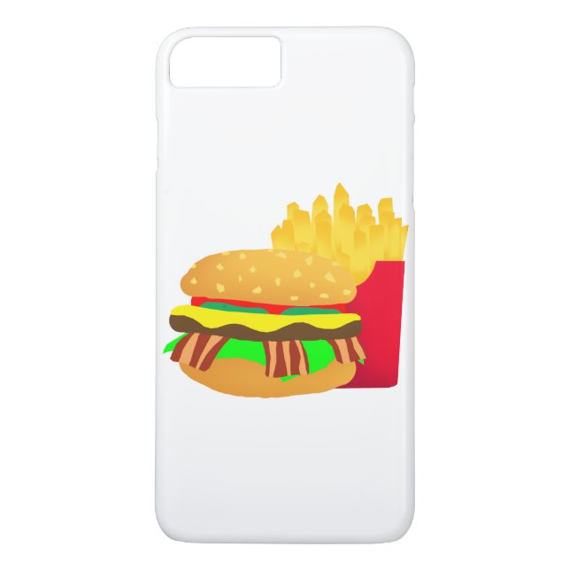 Coques Case-Mate iPhone Burger et frites (Dos)