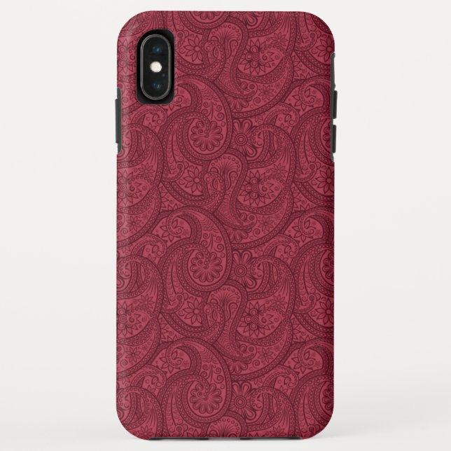 Coques Case-Mate iPhone Burgundy Paisley (Dos)