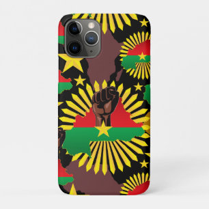 Case-Mate iPhone Case Burkina Faso Carte, drapeau et première révolution