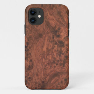 Coque Case-Mate iPhone Burl Mahogany Wood Texture