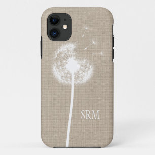 Coque iPhone 11 Burlap & Dandelion iPhone 5 Coque-Mate