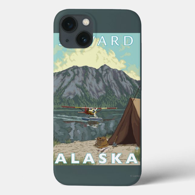 Coques Case-Mate iPhone Bush Plane & Fishing - Sewing, Alaska (Verso)