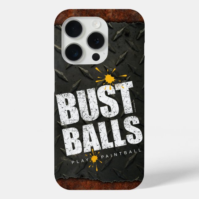 Coques Case-Mate iPhone Bust Bust Balls de Painball (Verso)