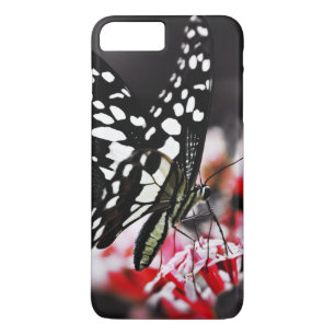 Coque Case-Mate iPhone Butterfly on Red Flower