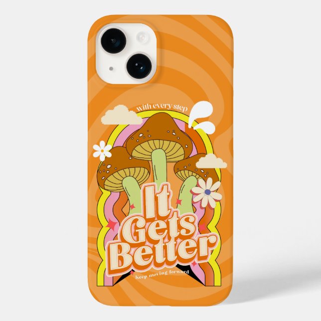 Coques Case-Mate iPhone Ça devient mieux | Good Vibes et sensations Super  (Verso)
