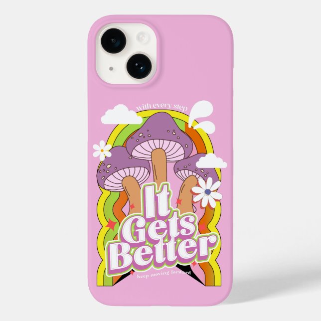 Coques Case-Mate iPhone Ça devient mieux | Good Vibes et sensations Super  (Verso)