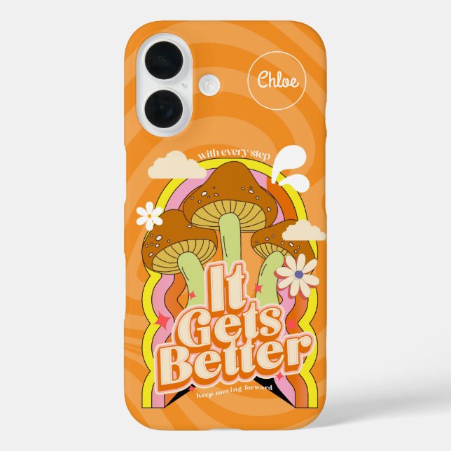Coques Case-Mate iPhone Ça devient mieux | Personnalisation de Good Vibes  (Verso)
