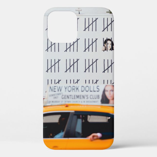 COQUES Case-Mate iPhone CAB JAUNE DEVANT UN MUR PEINT BLANC (Verso)
