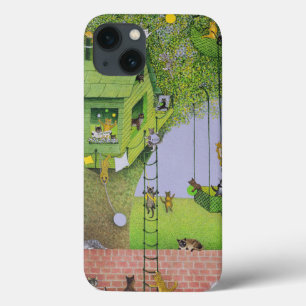 iPhone 13 Case Cabane dans un arbre de chat