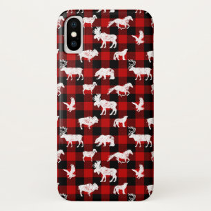 Case-Mate iPhone Case Cabine Buffalo Plaid Lumberjack Check Rouge