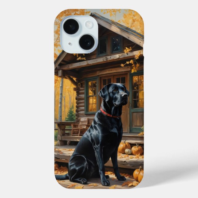 Coques Case-Mate iPhone Cabine du journal de l'extracteur Black Labrador A (Verso)