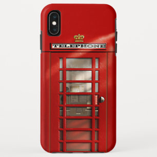 Coque Pour iPhone XS Max Cabine téléphonique rouge britannique classique