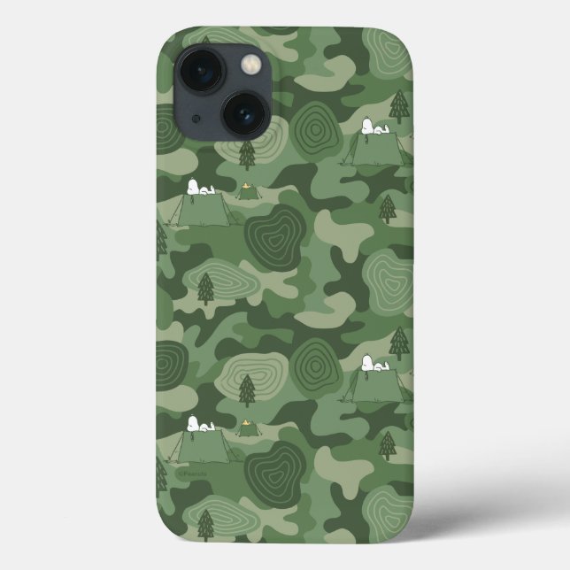 Coques Case-Mate iPhone cacahuètes | Camouflage Snoopy & Woodstock (Verso)