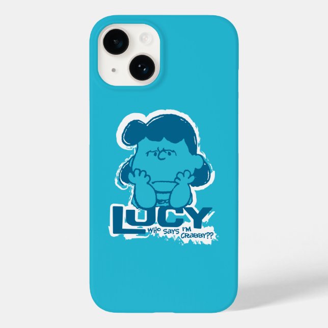 Coques Case-Mate iPhone cacahuètes | Lucy Who Says I'm Crabby? ? (Verso)