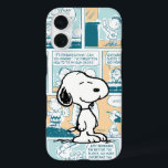Coque Pour iPhone 16 cacahuètes | Snoopy Comic Motif<br><div class="desc">Snoopy est l'adorable beagle de Charlie Brown dans la bande dessinée Peanuts de Charles M. Schulz. Découvrez ce joli dessin Peanuts avec Snoopy sur un motif de bande dessinée.</div>