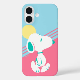 Coque Pour iPhone 16 cacahuètes   Snoopy Deco Dreams Sun