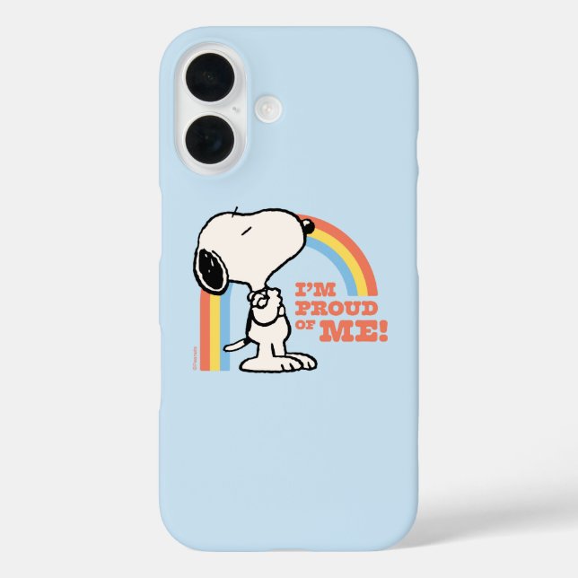 Coques Case-Mate iPhone cacahuètes | Snoopy Je suis fier de moi (Verso)