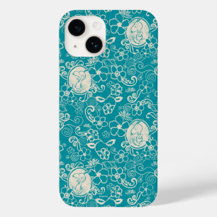 Coque Case-Mate iPhone cacahuètes   Snoopy Turquoise Tropical Beach Motif