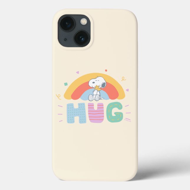 Coques Case-Mate iPhone cacahuètes | Snoopy & Woodstock Hug (Verso)