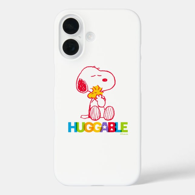 Coques Case-Mate iPhone cacahuètes | Snoopy & Woodstock Huggable (Verso)