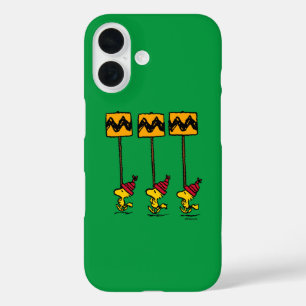 Coque Pour iPhone 16 cacahuètes   Woodstock & Friends Sign March