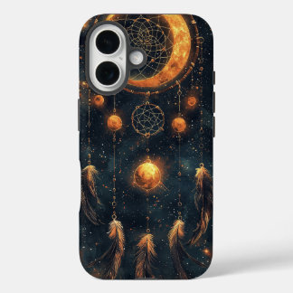 Coque Pour iPhone 16 Cachet de téléphone Boho Dreamcatcher Celestial