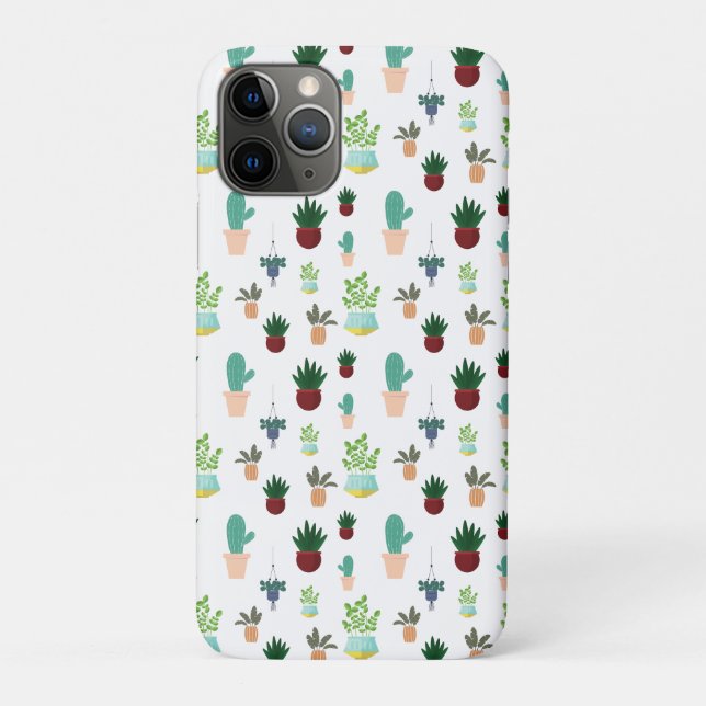 Coques Case-Mate iPhone Cactées et succulentes personnalisées (Dos)