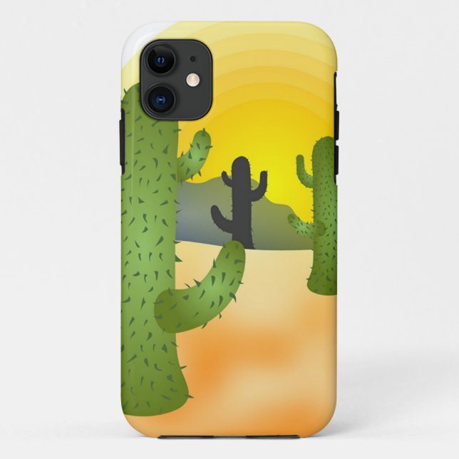 Coques Case-Mate iPhone Cactus de désert (Dos)