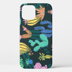 Case-Mate iPhone Case Cactus dessiné à la main : sans couture scandinave